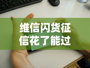 维信闪货征信花了能过吗？这几个避坑技巧要记牢