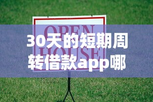 30天的短期周转借款app哪个好用？真实测评+避坑指南
