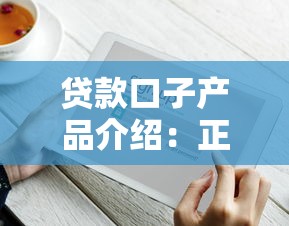 贷款口子产品介绍：正规平台选择技巧与避坑指南