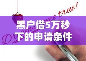 黑户借5万秒下的申请条件 真实经验老哥实测分享