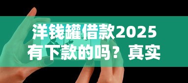 洋钱罐借款2025有下款的吗？真实用户实测反馈来了