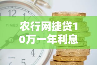 农行网捷贷10万一年利息多少？真实数据解析