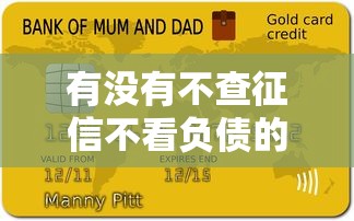 有没有不查征信不看负债的贷款？这5个渠道真实测评！