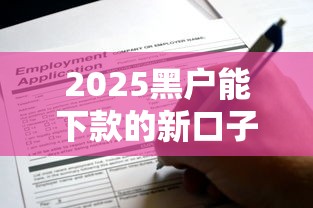 2025黑户能下款的新口子有哪些？实测这5个渠道还能申请