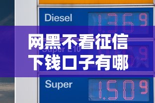 网黑不看征信下钱口子有哪些？这些渠道或许能帮你解燃眉之急