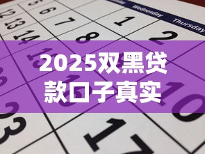 2025双黑贷款口子真实测评！这些渠道还能申请吗