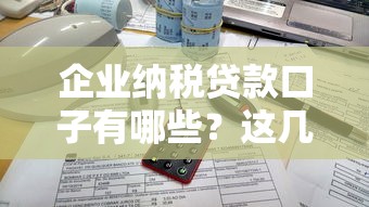 企业纳税贷款口子有哪些？这几个正规渠道成功率更高