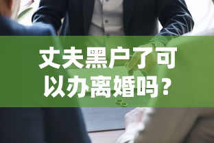 丈夫黑户了可以办离婚吗？法律流程与财产分割解析