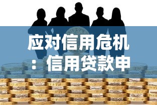 应对信用危机：信用贷款申请攻略与平台解析