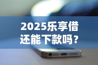 2025乐享借还能下款吗？用户实测申请攻略大公开