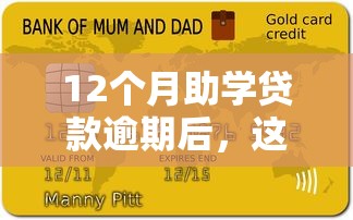 12个月助学贷款逾期后，这3个补救办法真的能救急