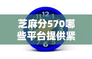 芝麻分570哪些平台提供紧急借款？别慌！这几个平台或许能帮到你