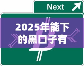 2025年能下的黑口子有哪些？这几个渠道或许能解燃眉之急