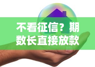 不看征信？期数长直接放款的平台，这5家真实测过能下款！