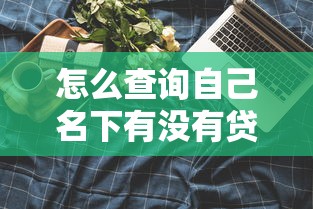 怎么查询自己名下有没有贷款？5个官方渠道实测攻略