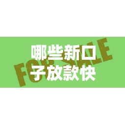 哪些新口子放款快？这5个平台审核快、额度高