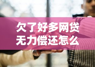 欠了好多网贷无力偿还怎么办？过来人总结3个自救方法