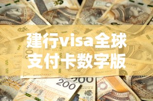 建行visa全球支付卡数字版怎么用？手把手教你灵活周转资金