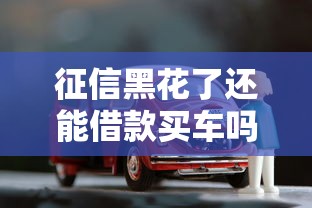 征信黑花了还能借款买车吗？这5个方法或许能帮到你