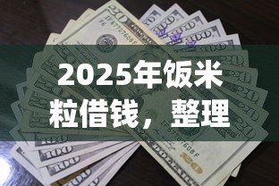 2025年饭米粒借钱，整理五个贷款通过高的app