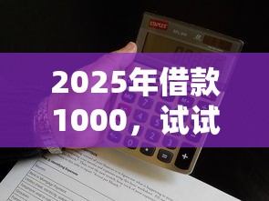 2025年借款1000，试试这5个黑户百分百能借到钱的平台