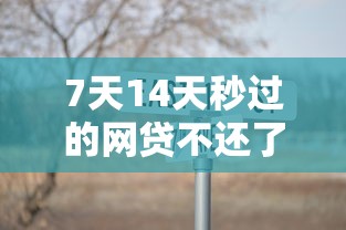 7天14天秒过的网贷不还了怎么办？这些后果要想清楚
