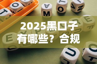 2025黑口子有哪些？合规贷款渠道避坑指南