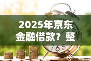 2025年京东金融借款？整合5个美容分期贷款平台