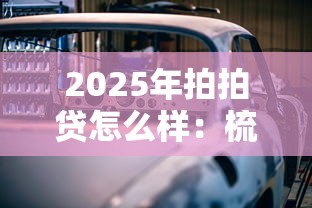 2025年拍拍贷怎么样：梳理5个车辆抵押贷款正规平台