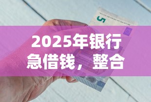 2025年银行急借钱，整合五个花户能下款的口子