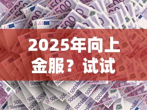 2025年向上金服？试试这五个网贷无视不查征信平台