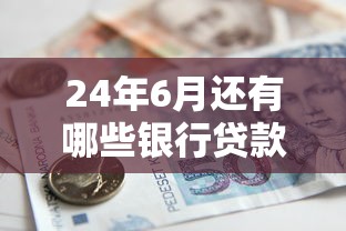 24年6月还有哪些银行贷款产品可以申请下款？最新银行政策深度解析