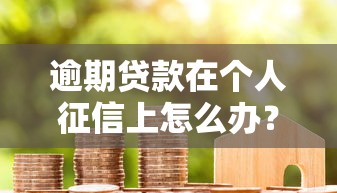 逾期贷款在个人征信上怎么办？这5招帮你化解信用危机