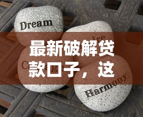 最新破解贷款口子，这些渠道真的能下款吗？实测分享