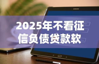 2025年不看征信负债贷款软件？整合五个现在贷款平台好