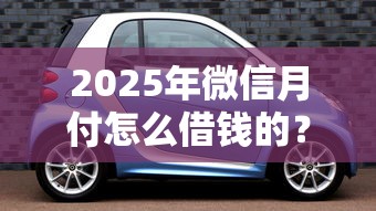 2025年微信月付怎么借钱的？分享五个汽车网贷平台