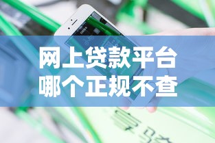 网上贷款平台哪个正规不查征信？实测5个靠谱渠道分享