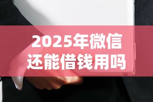 2025年微信还能借钱用吗？试试这五个平台贷款安全