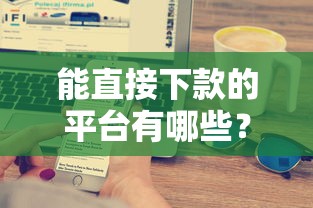 能直接下款的平台有哪些？这5家审核快、到账稳