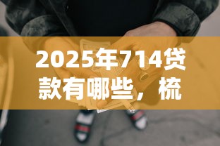 2025年714贷款有哪些，梳理5个网贷贷款平台