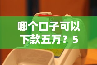 哪个口子可以下款五万？5个真实可借渠道深度测评