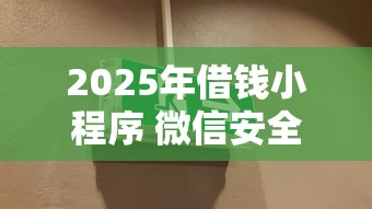 2025年借钱小程序 微信安全吗：试试这5个18岁借款神器快速下款口子