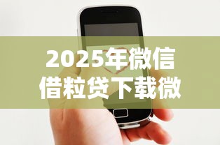 2025年微信借粒贷下载微信借粒贷怎么开通：看看这五个好申请的网贷平台