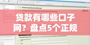 贷款有哪些口子网？盘点5个正规平台申请技巧