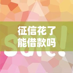 征信花了能借款吗？5个实用技巧帮你找到靠谱渠道