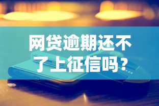 网贷逾期还不了上征信吗？真实后果全解析