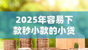 2025年容易下款秒小款的小贷？看看这五个黑户能下200的小贷口子