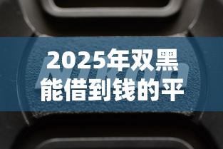 2025年双黑能借到钱的平台？推荐五个2025放水平台