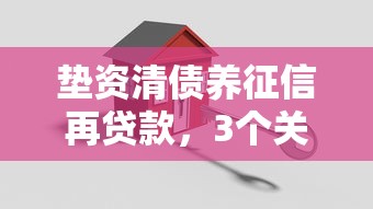 垫资清债养征信再贷款，3个关键操作帮你把负债变跳板