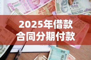 2025年借款合同分期付款：整理5个综合评分不足平台能下款